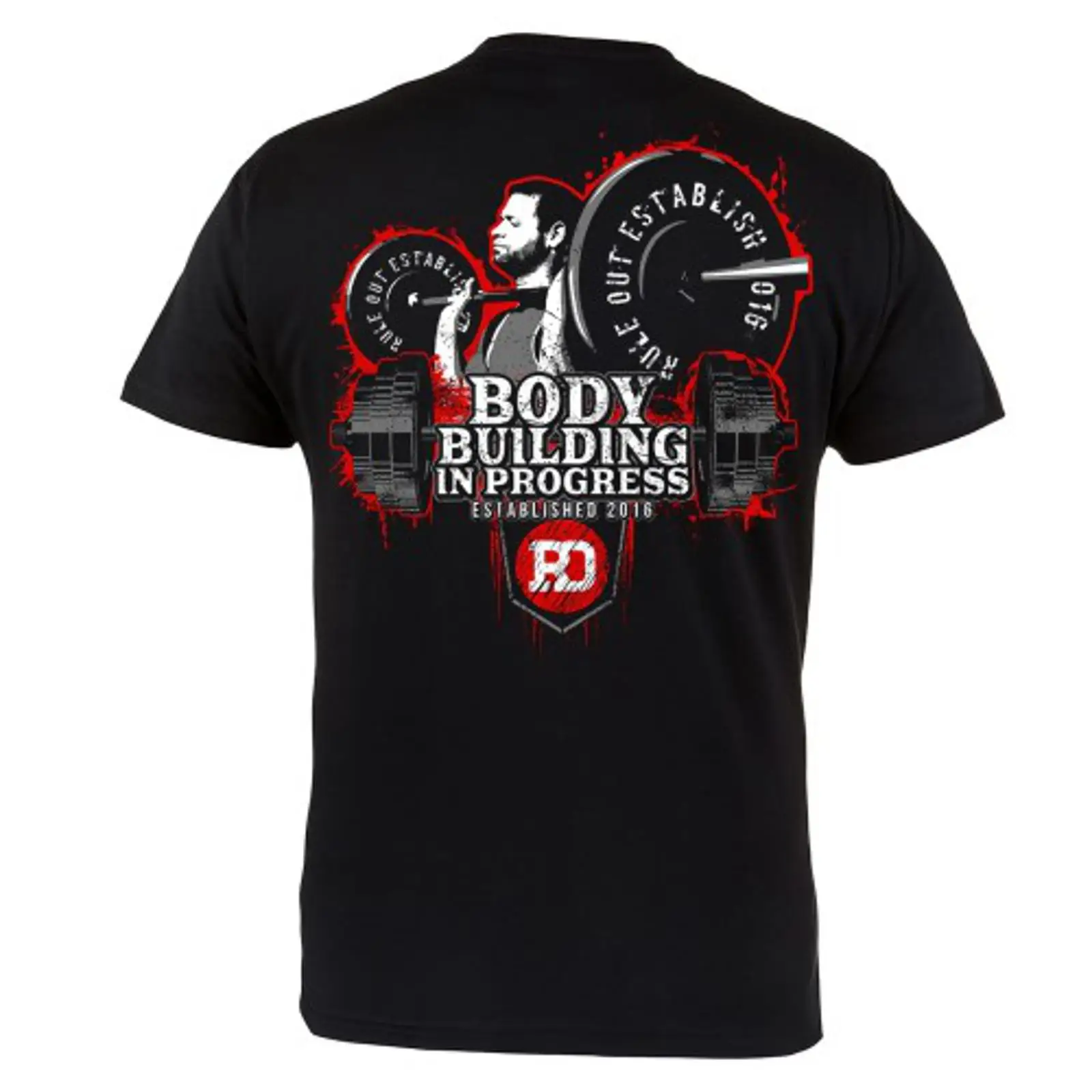 Vintage Fashion Build - Футболка для бодибилдинга в винтажном стиле,