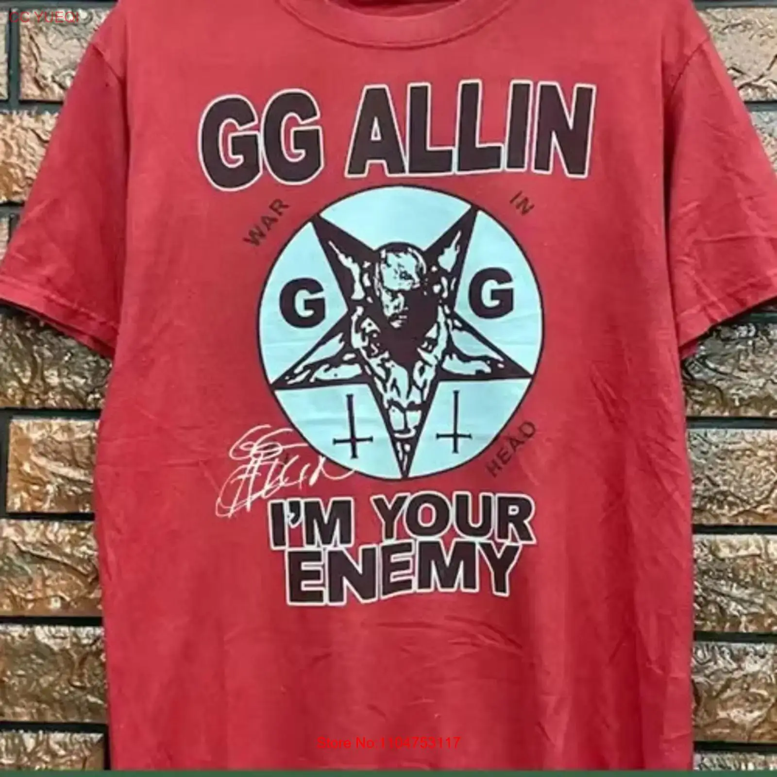 Vintage Fashion News - Новая футболка GG Allin Singer, популярная