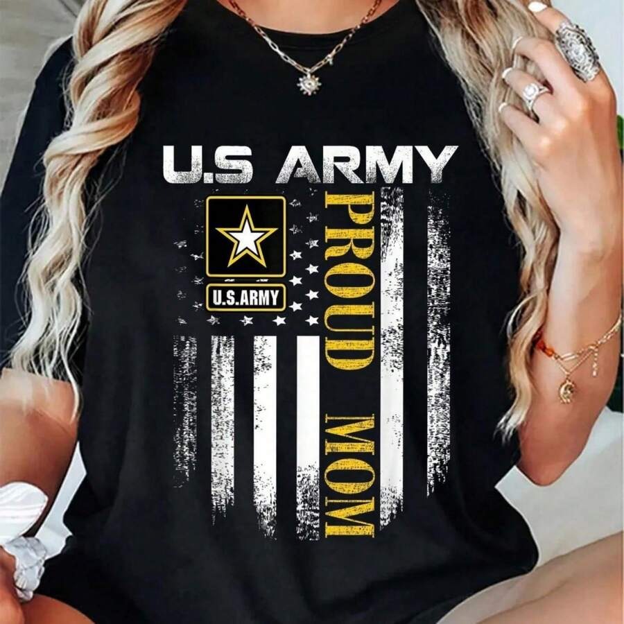Vintage Fashion News - Новинка: США Футболка Army Proud Mom