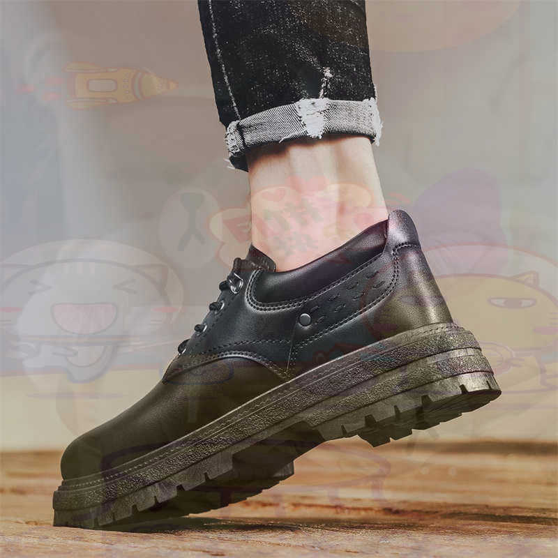 Vintage Fashion Reseller - Темные модные кроссовки из натуральной кожи,