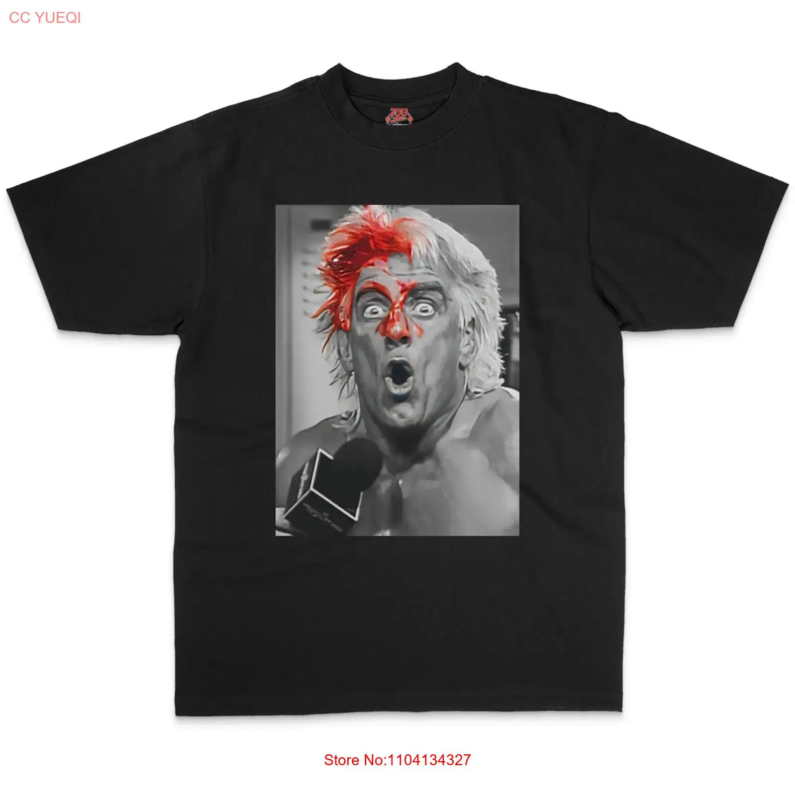 Vintage Fashion Knitwear - Футболка RIC FLAIR, редкая, винтажная, с