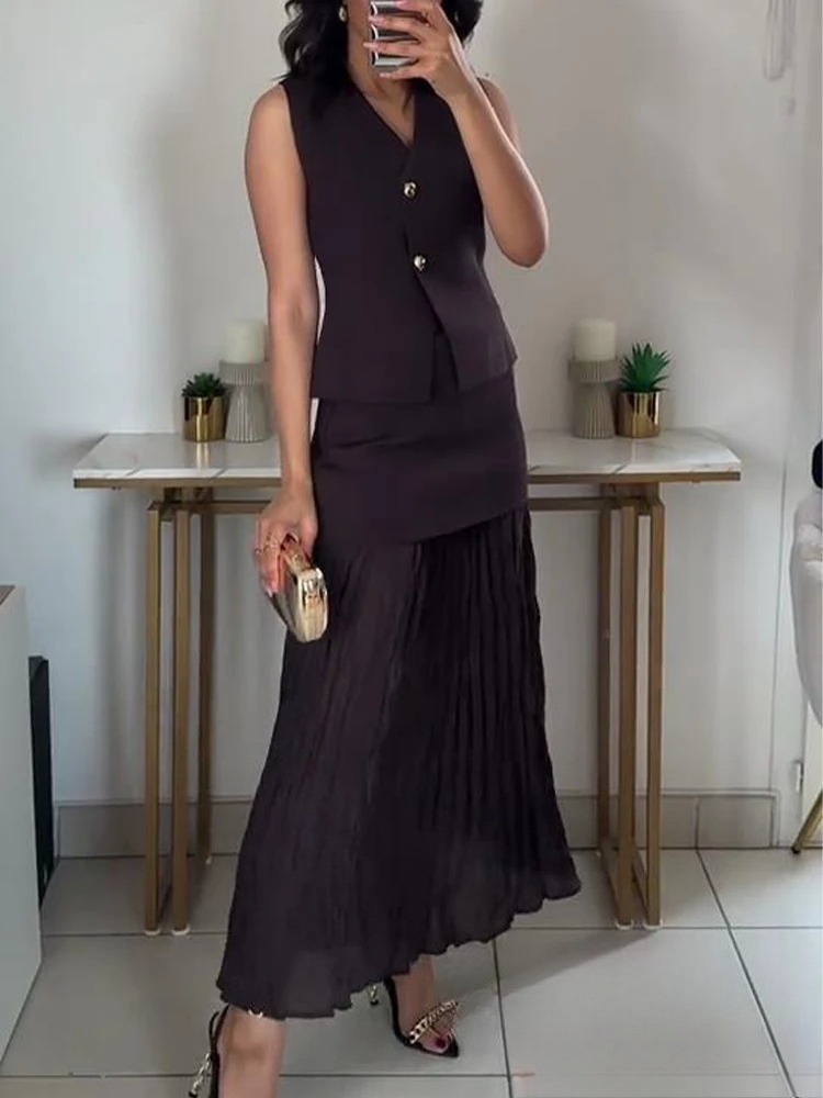 V Vintage Fashion - KONDALA винтажный шикарный женский вязаный костюм