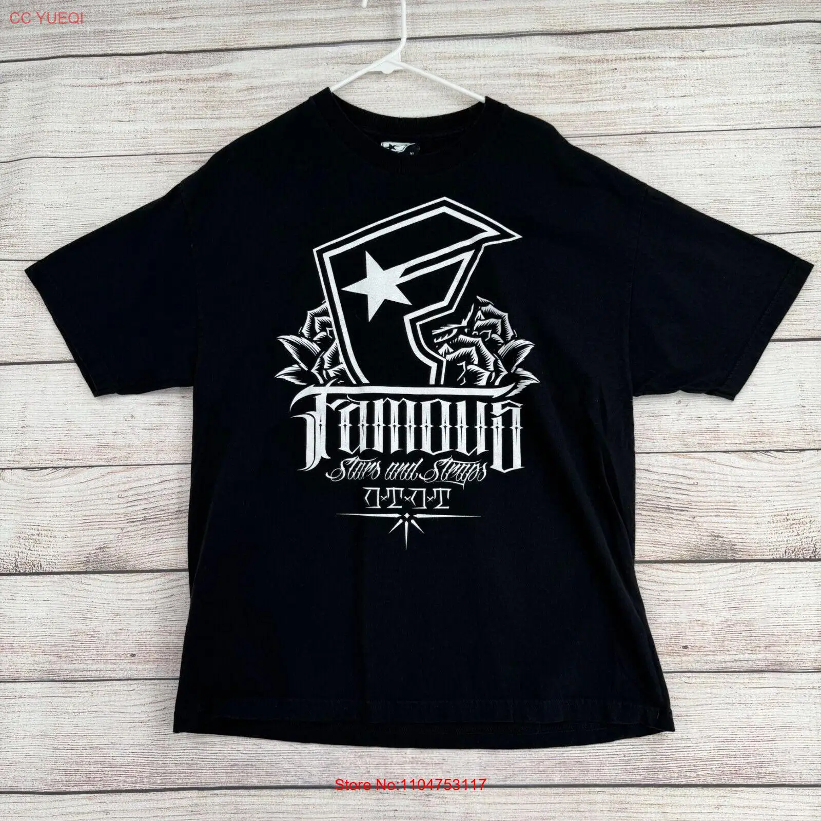 Vintage Fashion Logo - Винтажная футболка с логотипом знаменитых звезд
