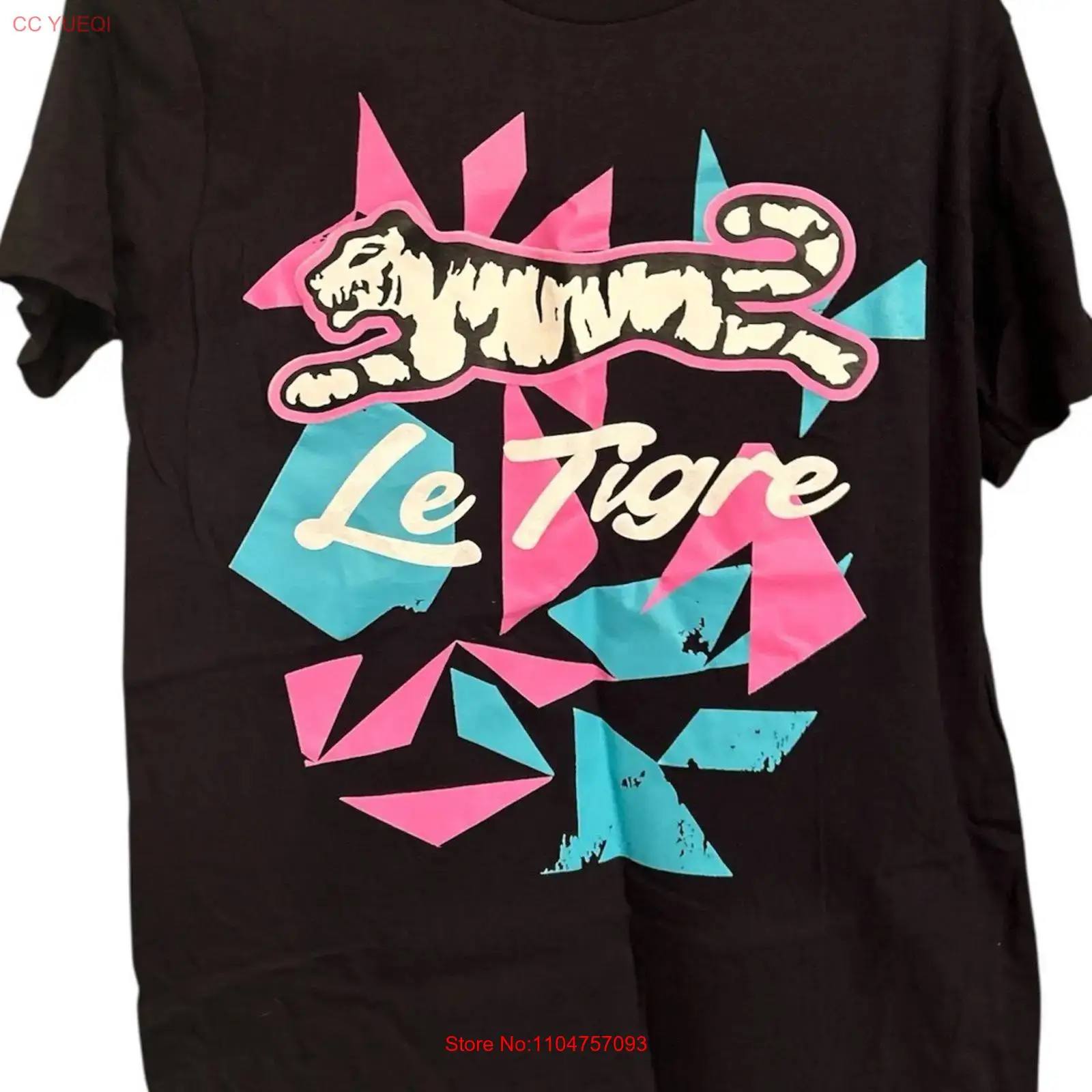 Мужская ретро-футболка Le Tigr – обзор и цена Vintage Fashion Logo