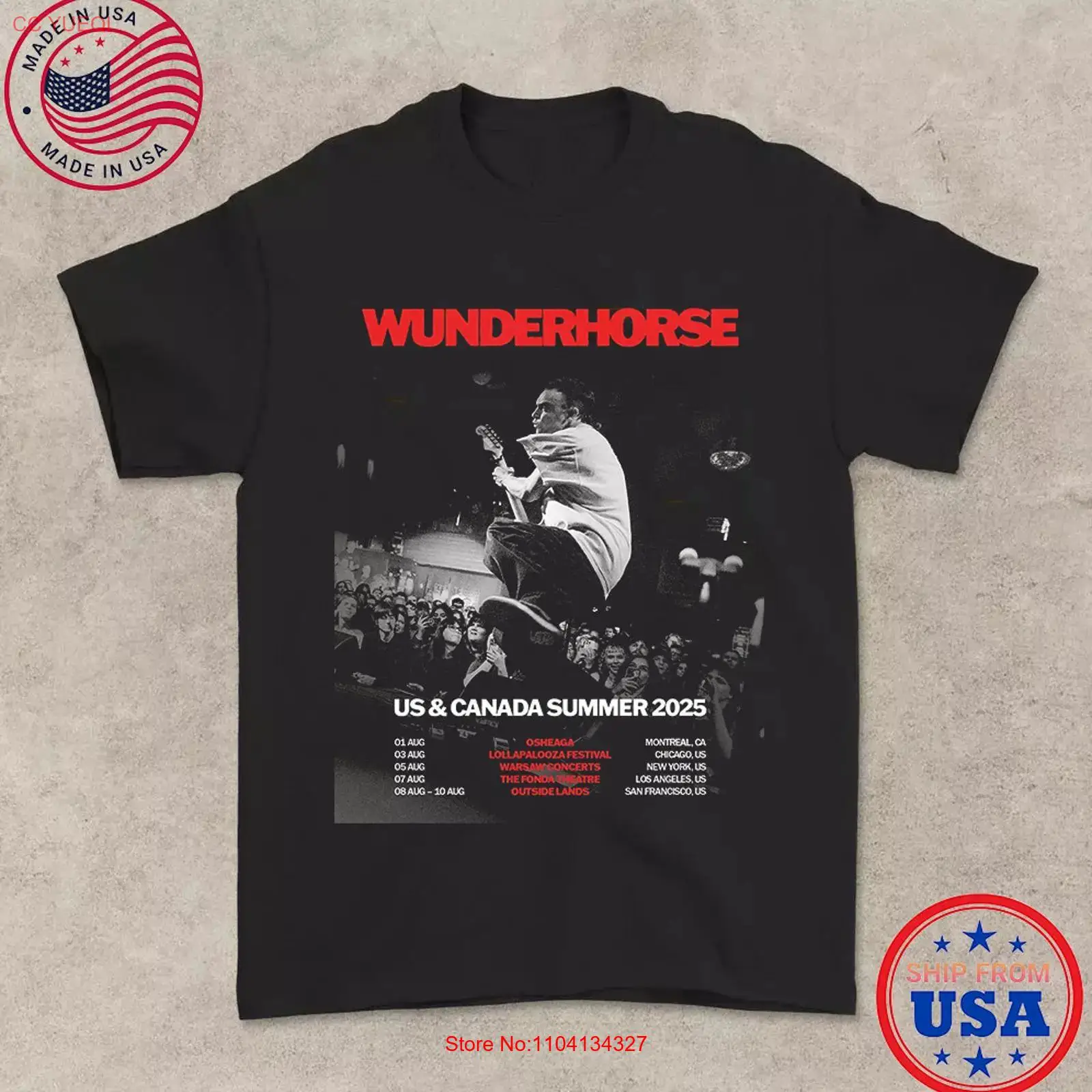 Футболка Wunderhorse 2025 Tour – обзор и цена Vintage Fashion In 2025