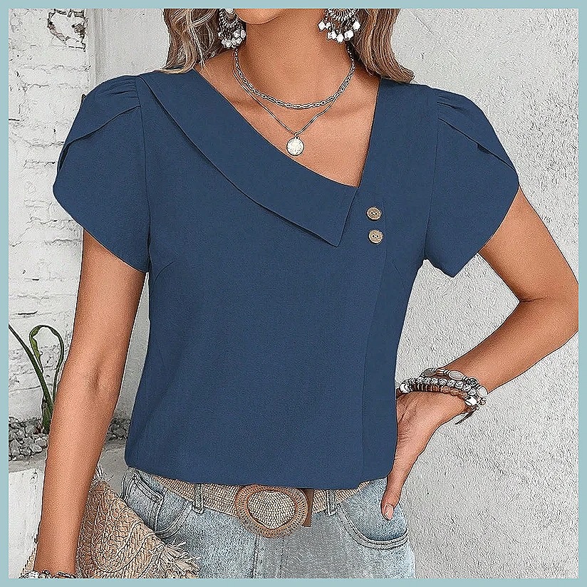Летняя винтажная однотонная бл – обзор и цена Usa Vintage Fashion